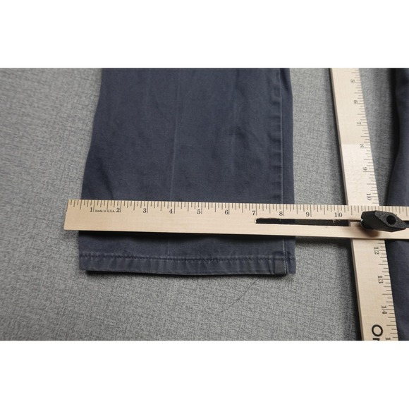Peter Millar Chino Pants Mens 36x30 Blue Pima Cotton Straight Golf Preppy - Picture 5 of 10